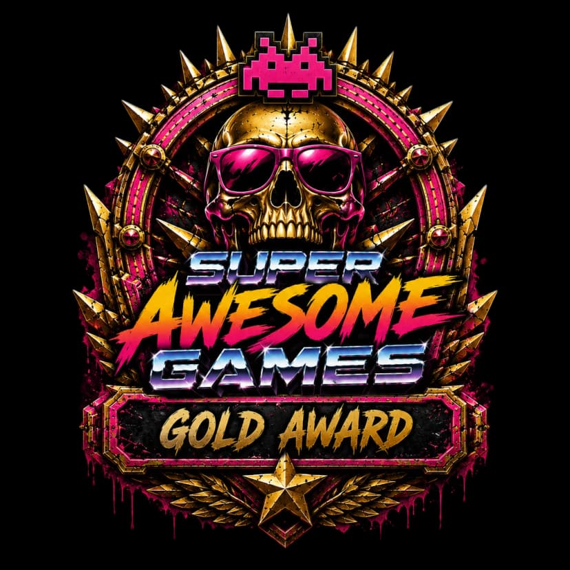 Super Awesome Games Bitch Gold Award