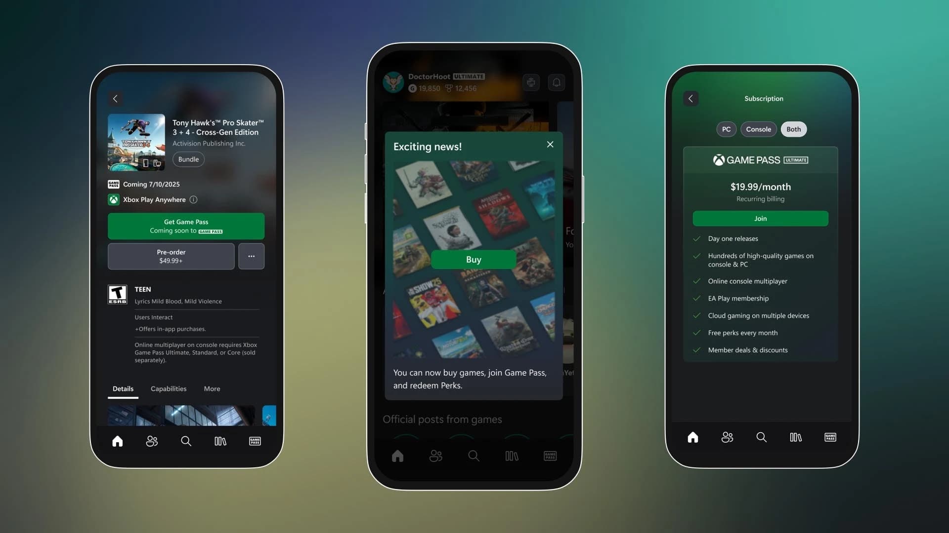 Beitragsbild zu Kaufe über die Xbox Mobile App neue Spiele, Stream Your Own Game auf Konsole und mehr