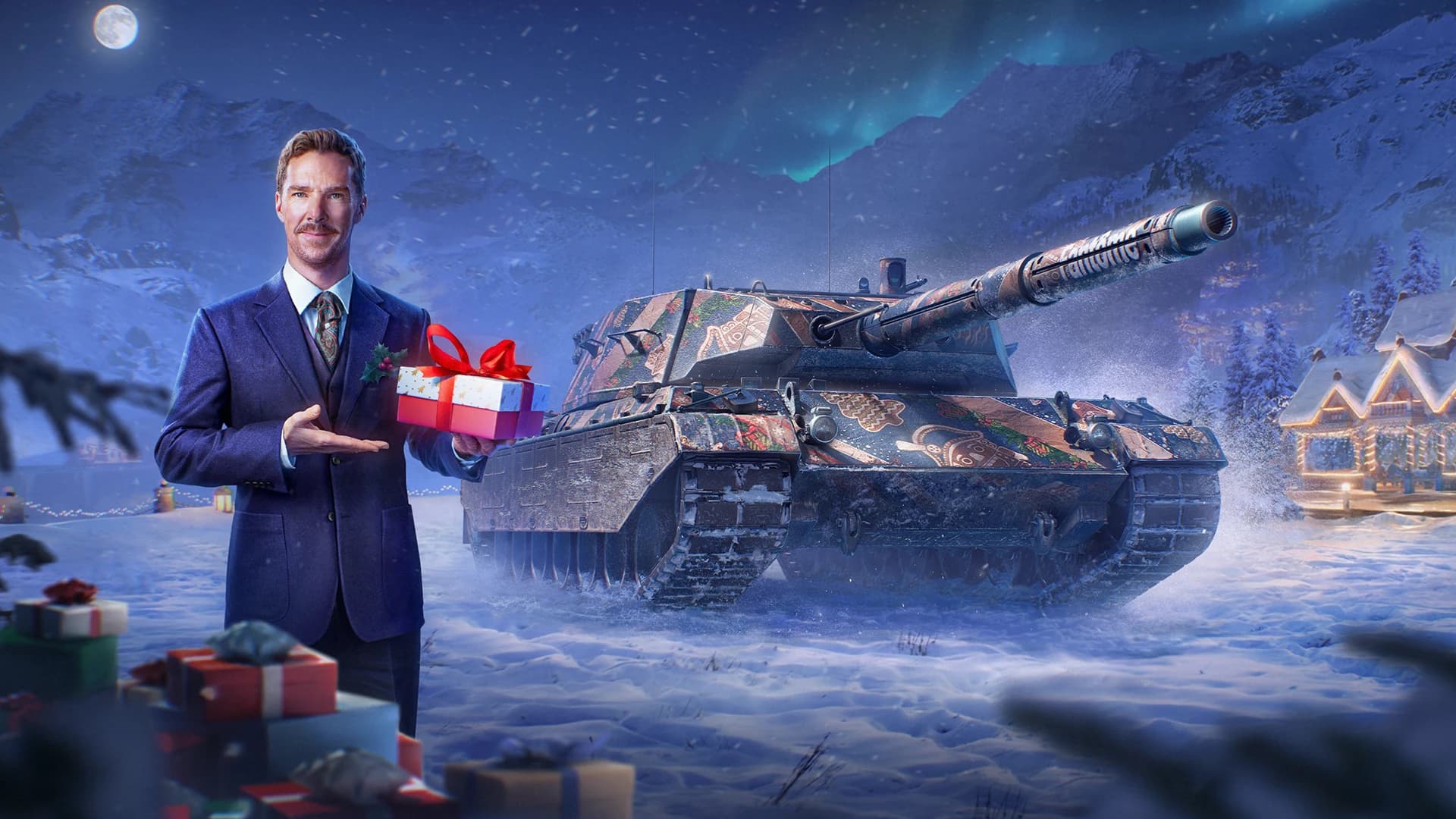 Beitragsbild zu World of Tanks enthüllt den Fantôme. Ein kostenloses Weihnachtsgeschenk von Benedict Cumberbatch