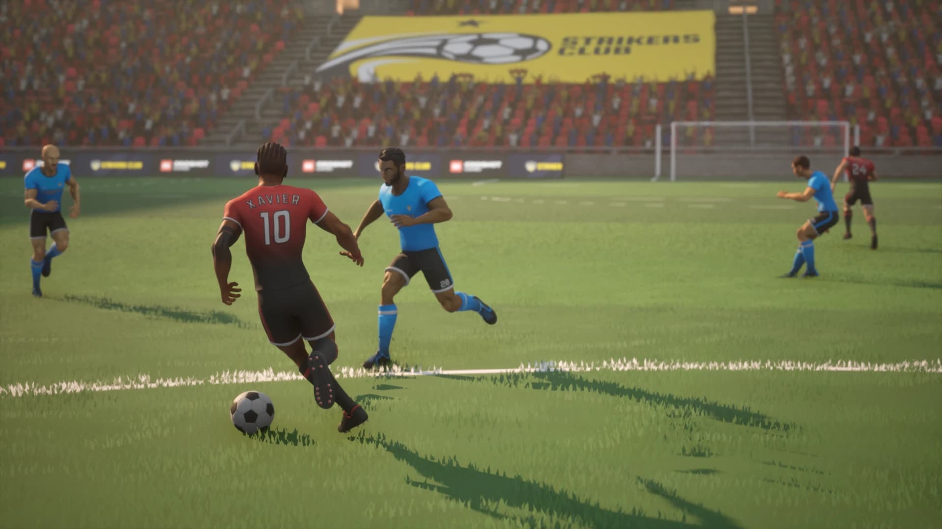 Beitragsbild zu Fähigkeitenbasierter Multiplayer-Fußballsimulator 'Strikers Club' kommt bald für PC.
