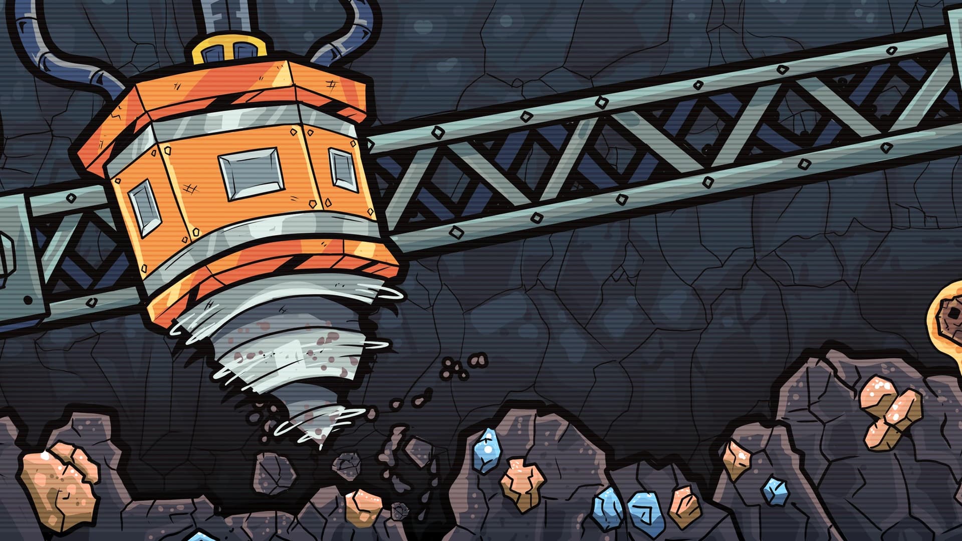 Beitragsbild zu DRILLBOUND erscheint diesen Oktober auf Steam und entführt dich zum Kern des Planeten!