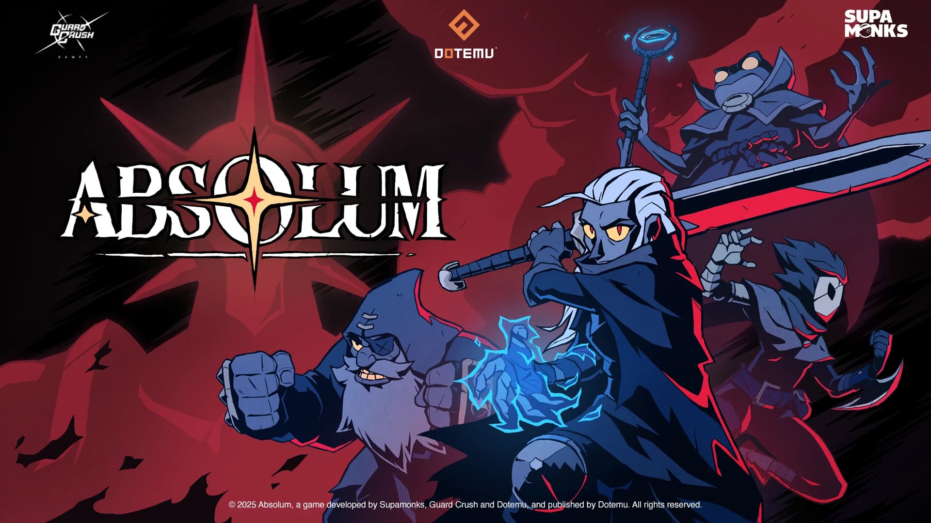 Beitragsbild zu Absolum, das genreprägende „Rogue ’em up” von Dotemu, ist ab sofort für PC und Konsolen erhältlich
