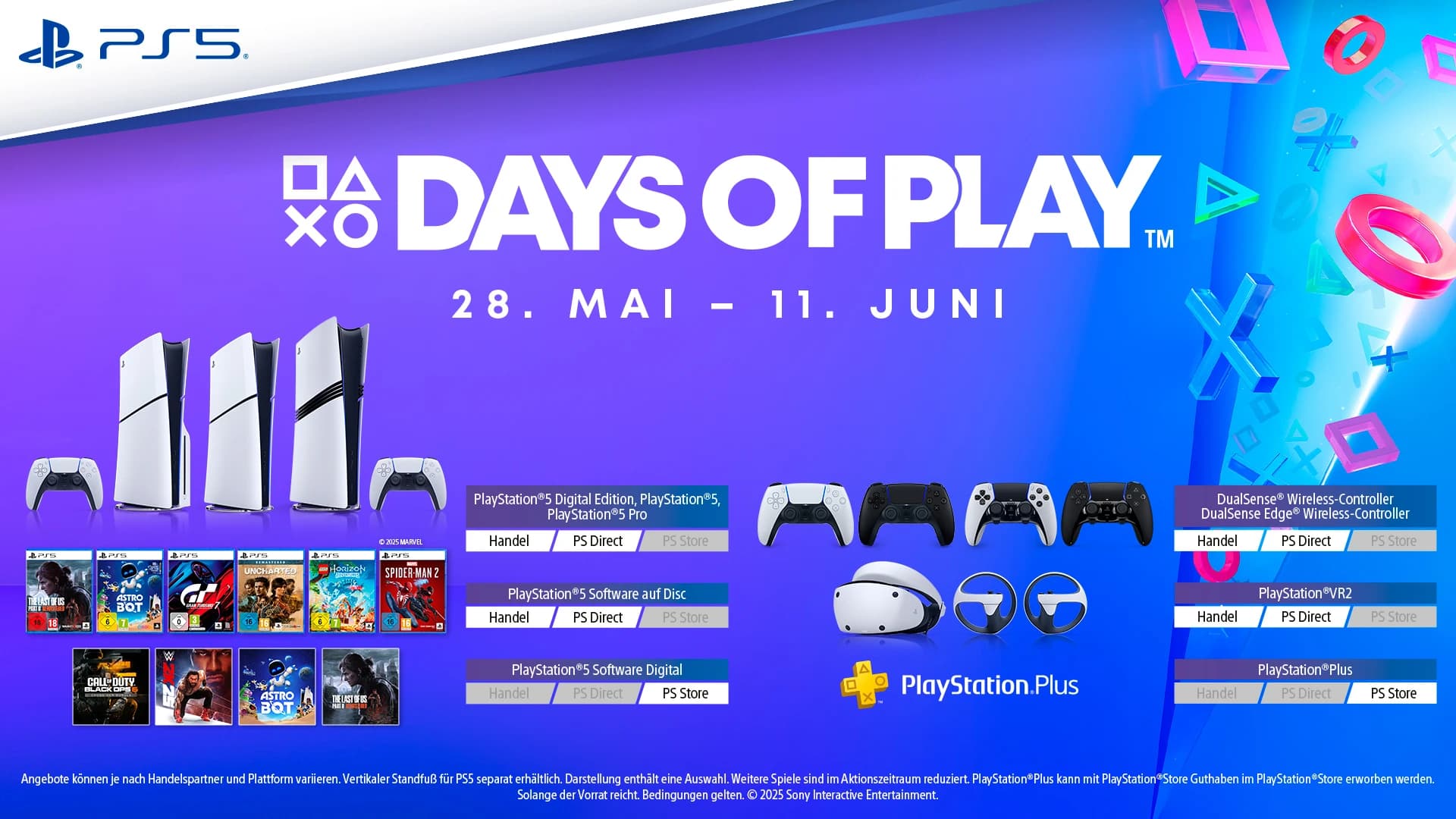 Beitragsbild zu Days of Play 2025 dauern an