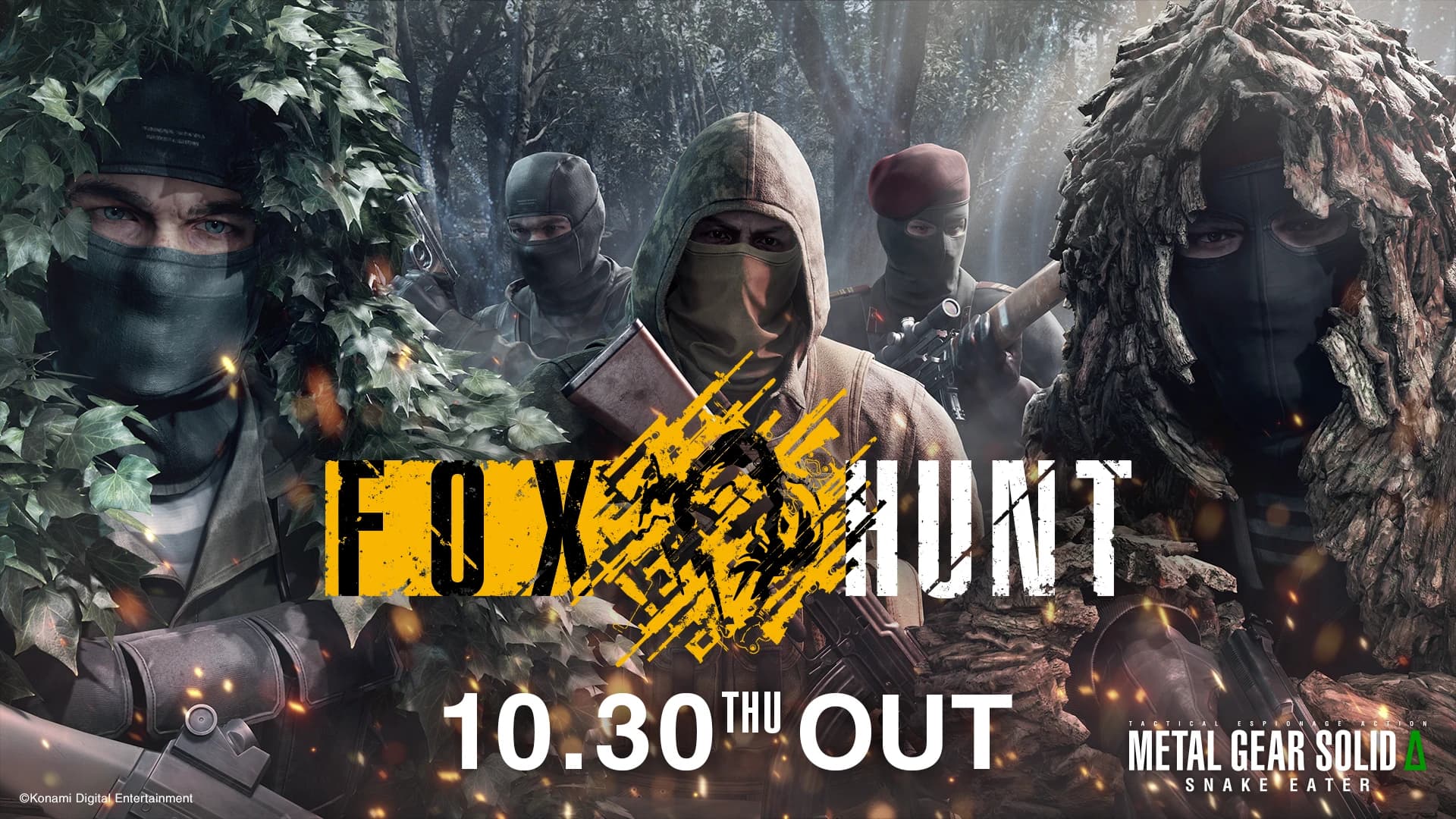 Beitragsbild zu METAL GEAR SOLID Δ: SNAKE EATER Online-Mehrspielermodus „FOX HUNT“ erscheint am 30. Oktober als kostenloses Update