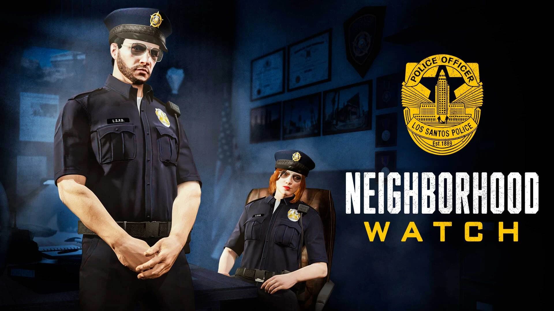Beitragsbild zu Nachbarschaftswache in GTA Online: Neues Polizei-Outfit, das Park-Ranger-Outfit, 100.000 GTA$ als Bonus und mehr