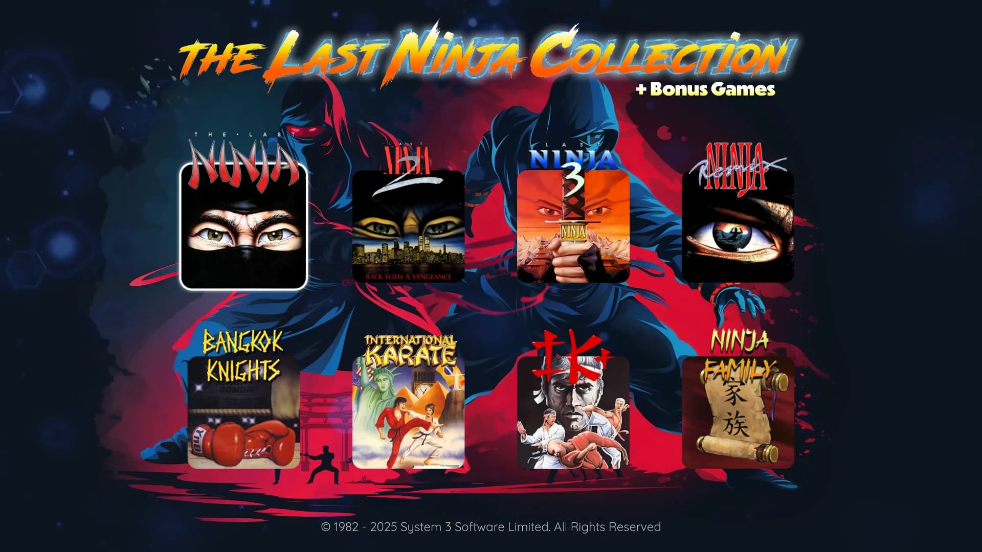 Beitragsbild zu The Last Ninja Collection + Bonus Games: Physische Nintendo Switch-Version ab sofort erhältlich