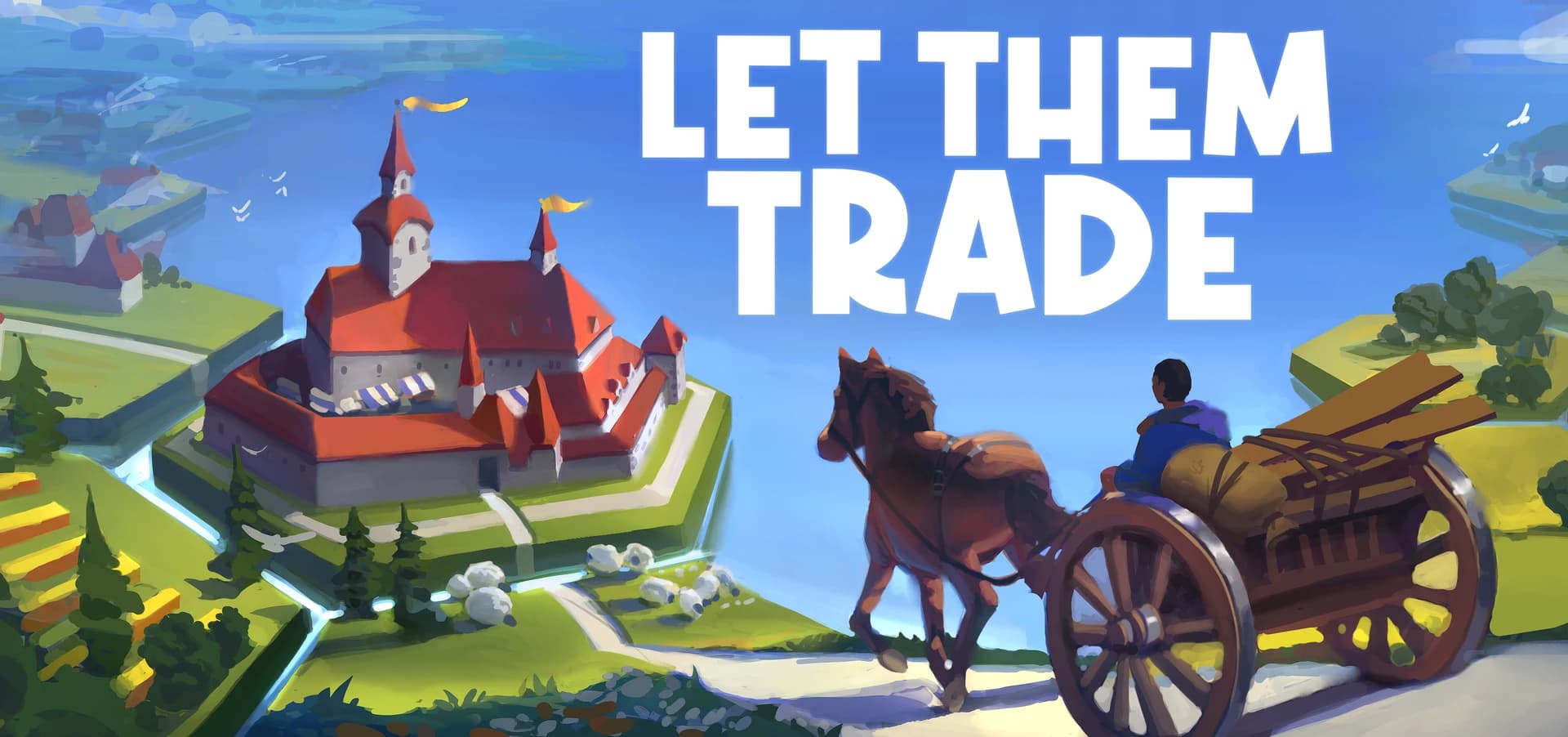Beitragsbild zu Städtebau in Brettspiel-Optik: Let Them Trade erscheint heute auf Steam