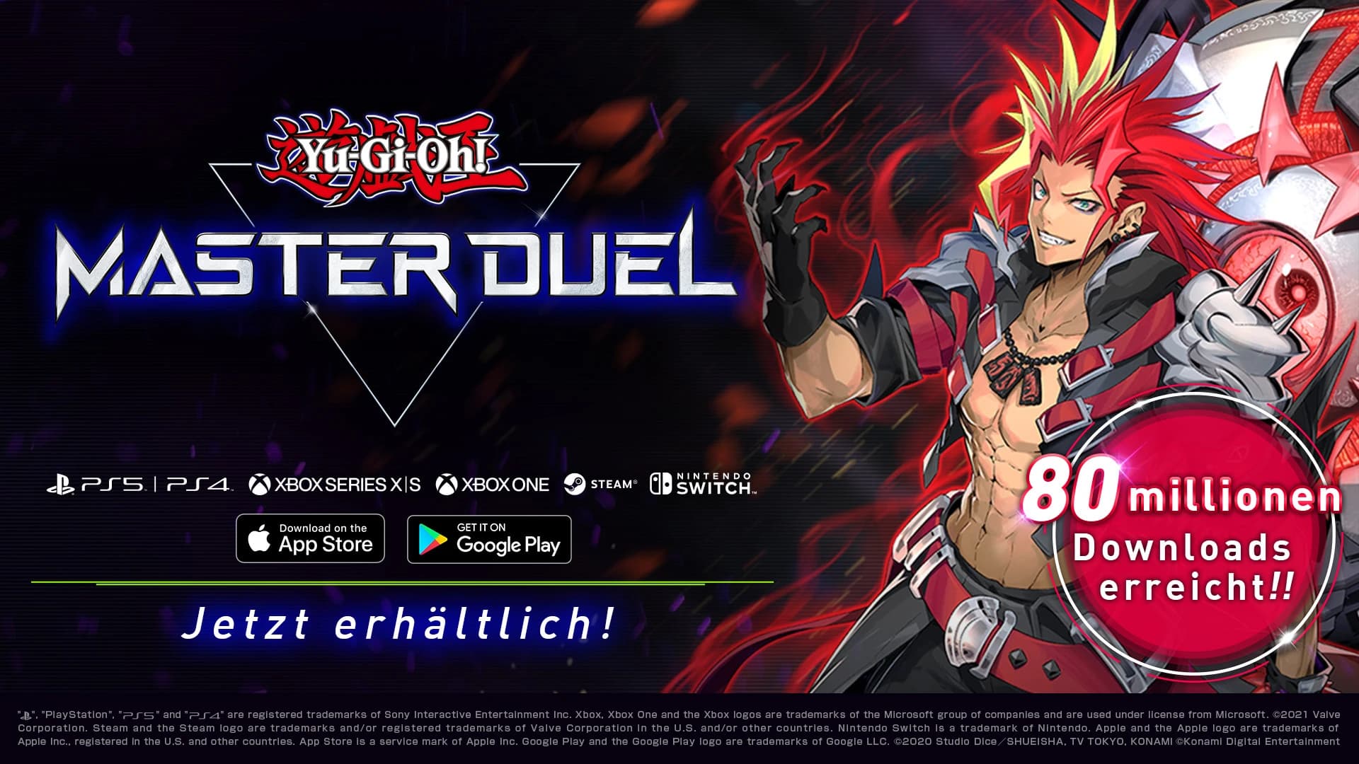 Beitragsbild zu Yu-Gi-Oh! MASTER DUEL feiert 80 Millionen Downloads