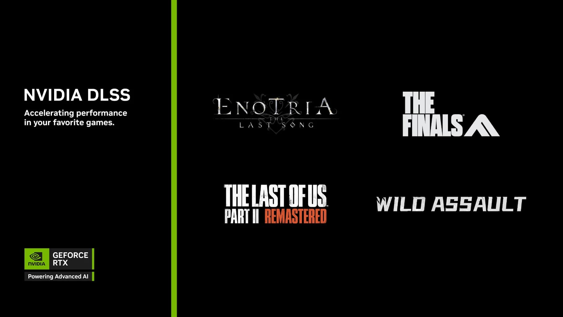 Beitragsbild zu DLSS 4 mit Multi Frame Generation bereichert Enotria: The Last Song, THE FINALS und Wild Assault