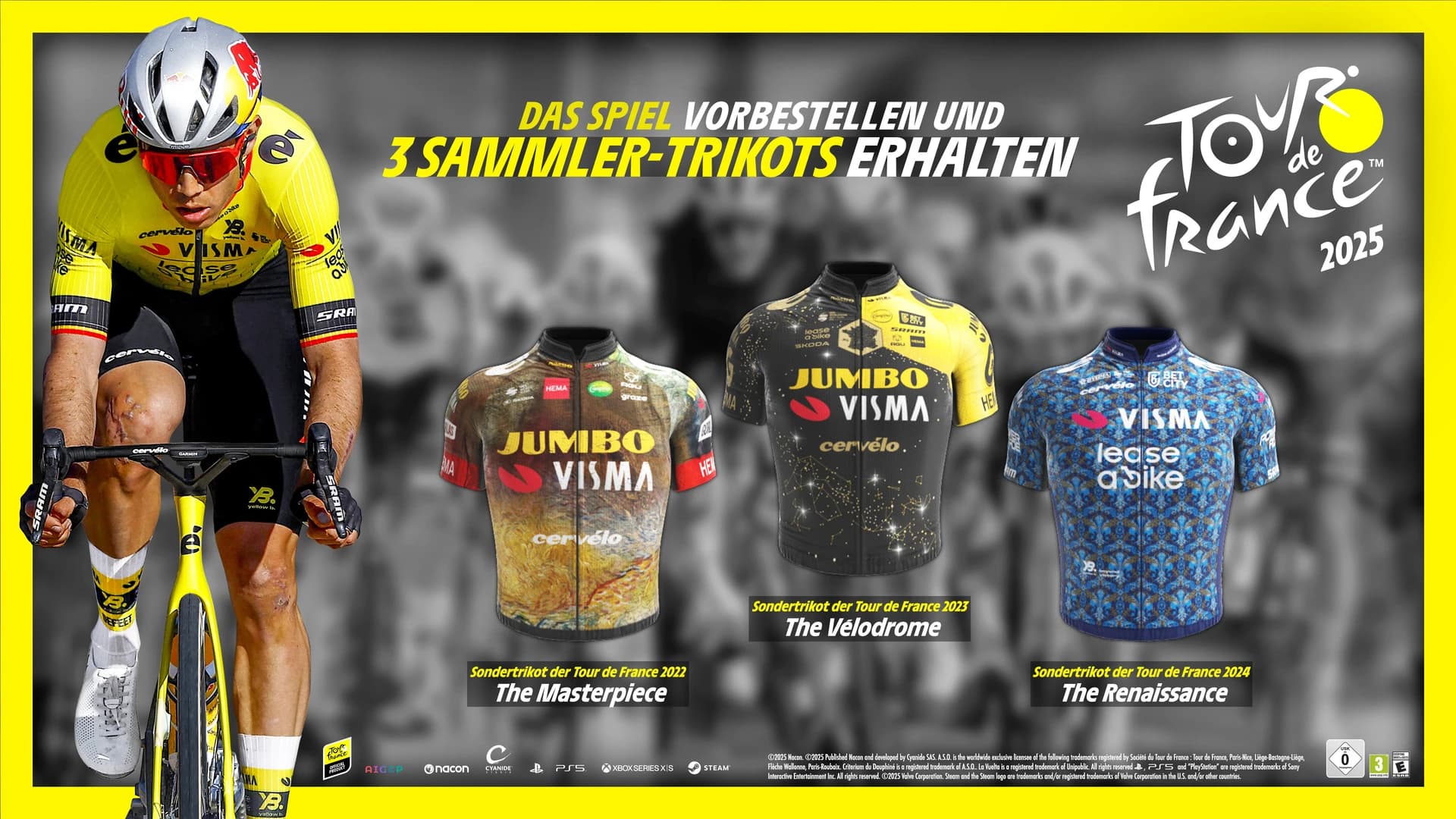 Beitragsbild zu Tour de France 2025 und Pro Cycling Manager 25 sind ab sofort erhältlich