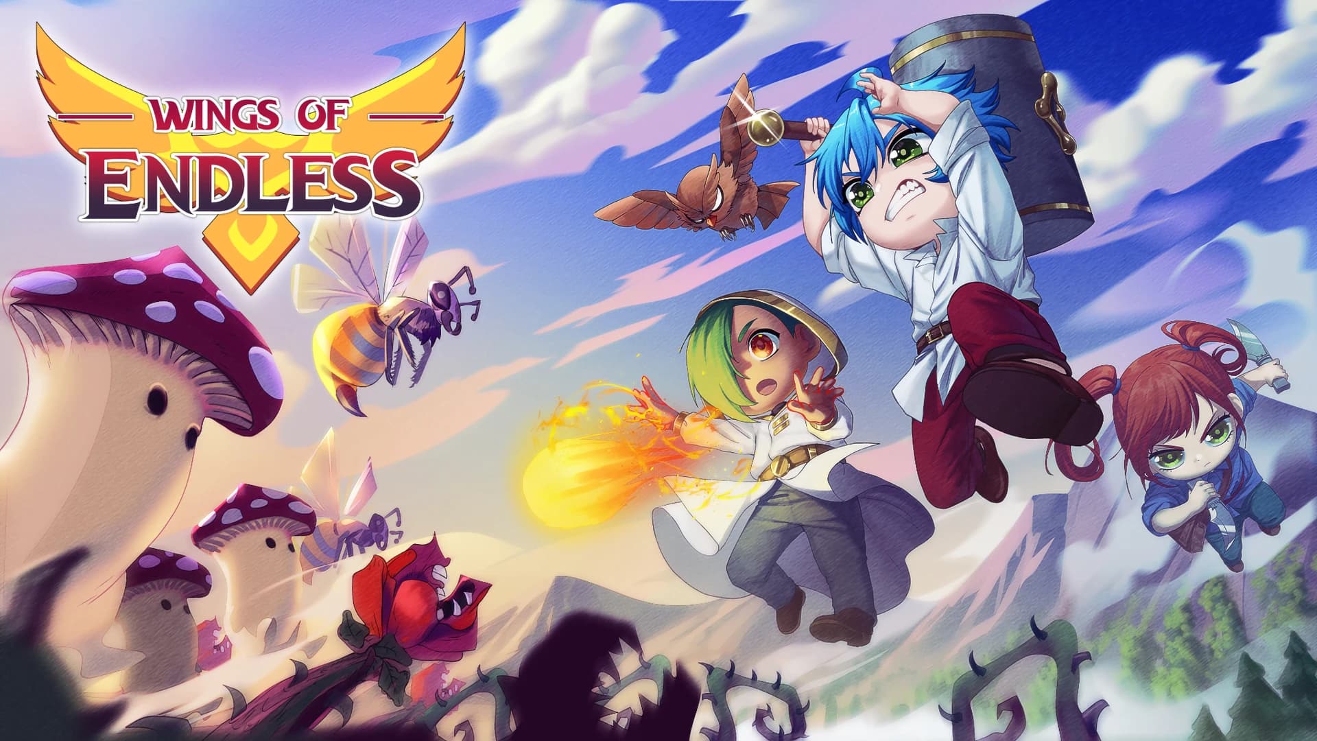 Beitragsbild zu Wings of Endless wird am 8. Mai auf allen Plattformen veröffentlicht!