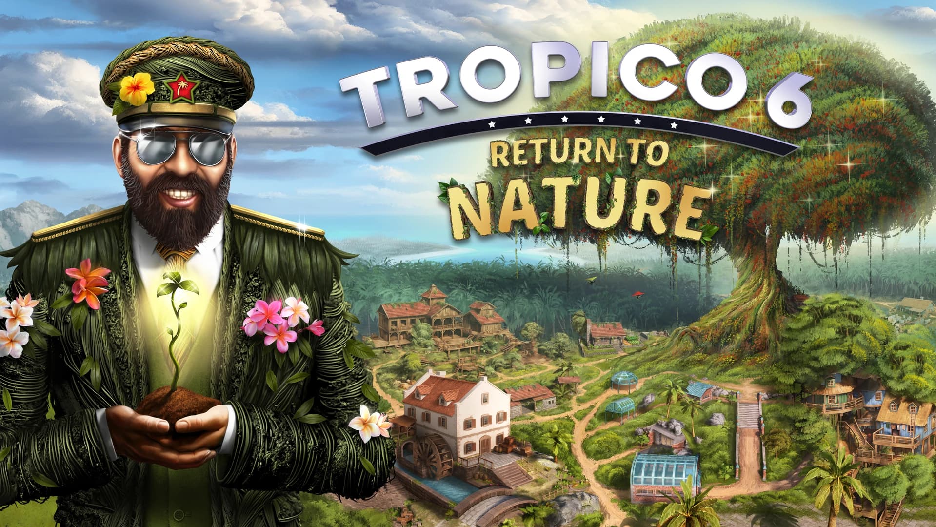 Beitragsbild zu El Presidente läutet die grüne Revolution ein: Neuer Tropico 6-DLC Return to Nature ab heute erhältlich