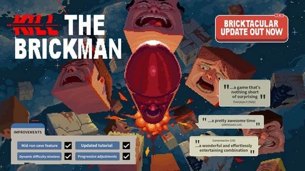 Beitragsbild zu Kill the Brickman, das Bricktacular-Update ist jetzt live