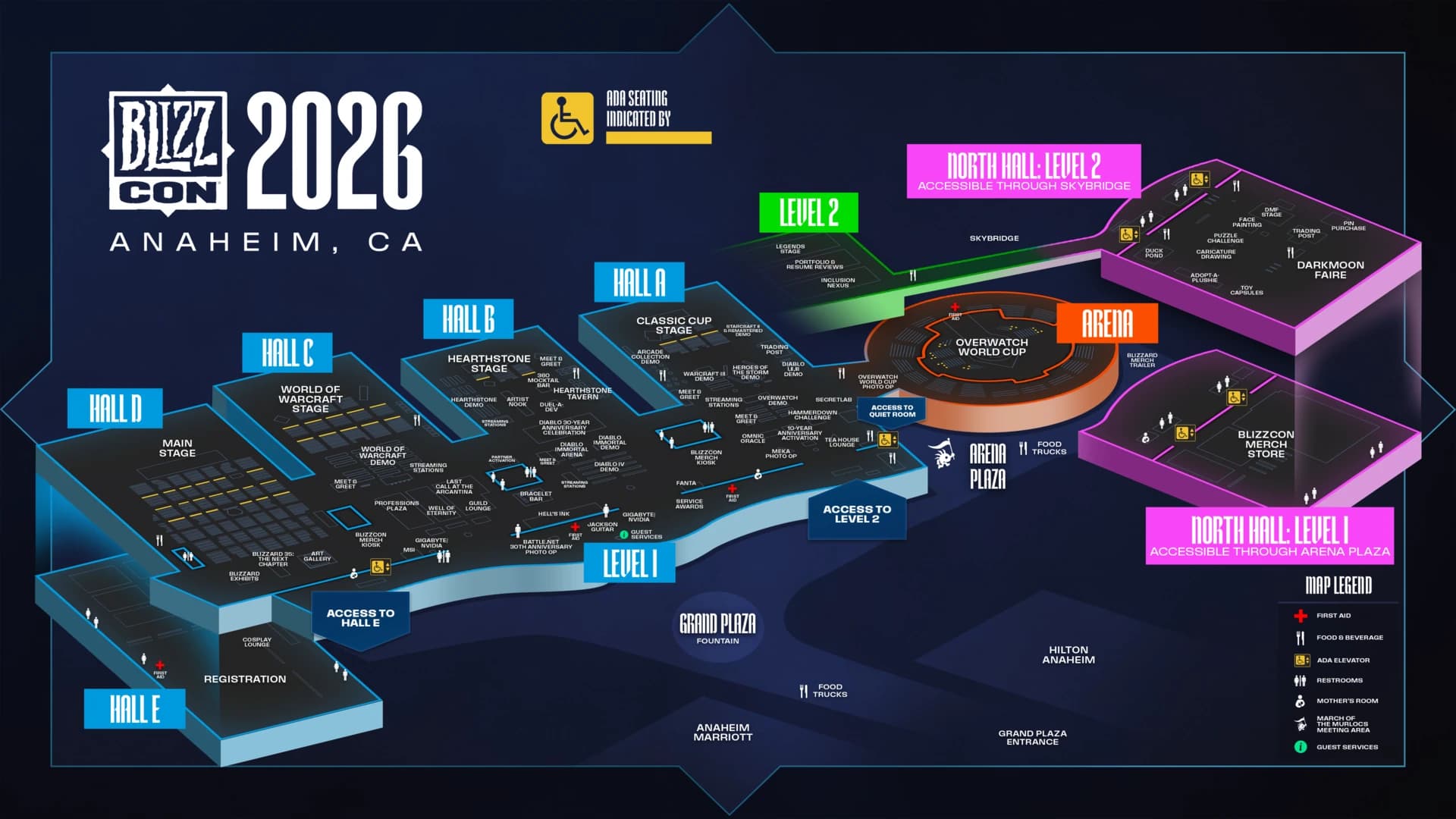 Beitragsbild zu BlizzCon 2026: Veröffentlichung von Programm, Gebäudeplan und Zuschauerguide