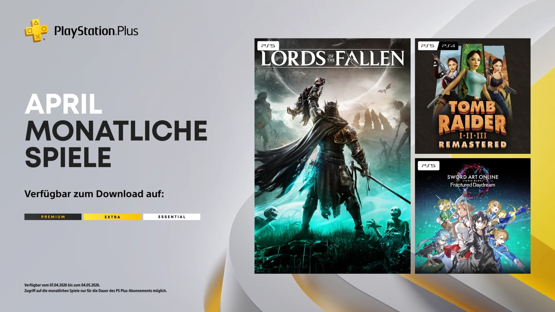Beitragsbild zu Die monatlichen PlayStation Plus-Titel im April für PS5 und PS4