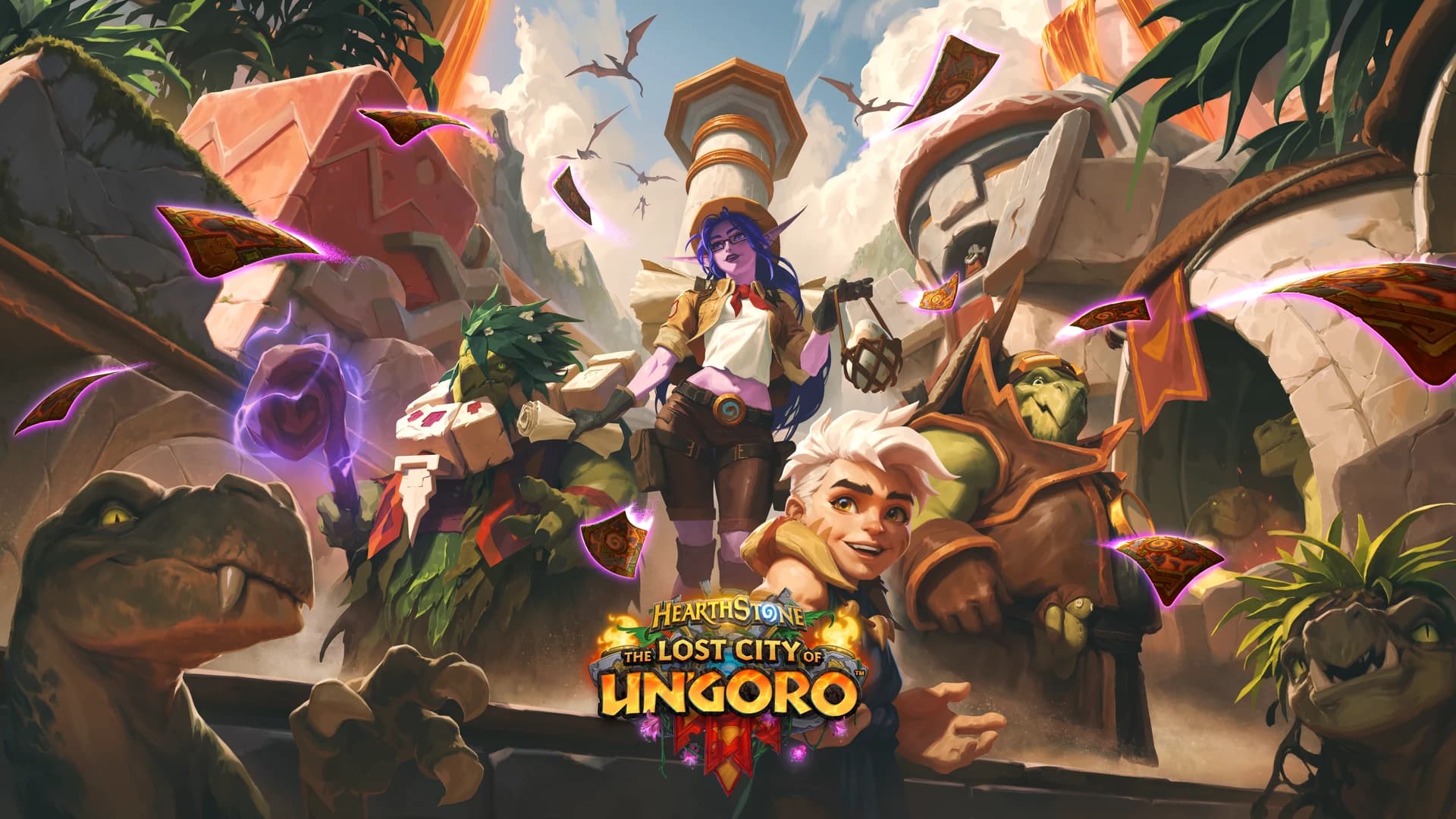 Beitragsbild zu Neue Erweiterung für Hearthstone: Die Verlorene Stadt Un’Goro wartet darauf, entdeckt zu werden!