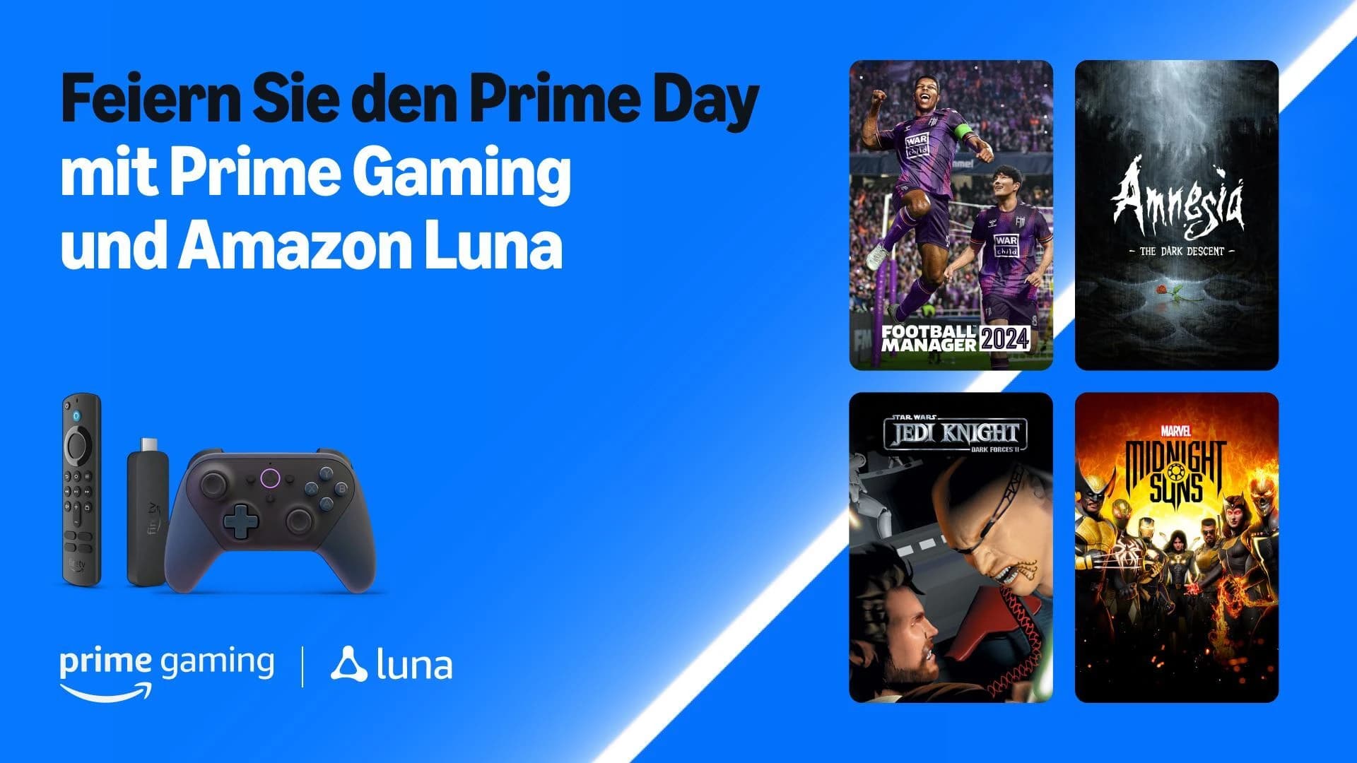 Beitragsbild zu Feiert den Prime Day 2025 mit vier weiteren Bonusspielen und ausgewählten Amazon Luna Controller-Rabatten!