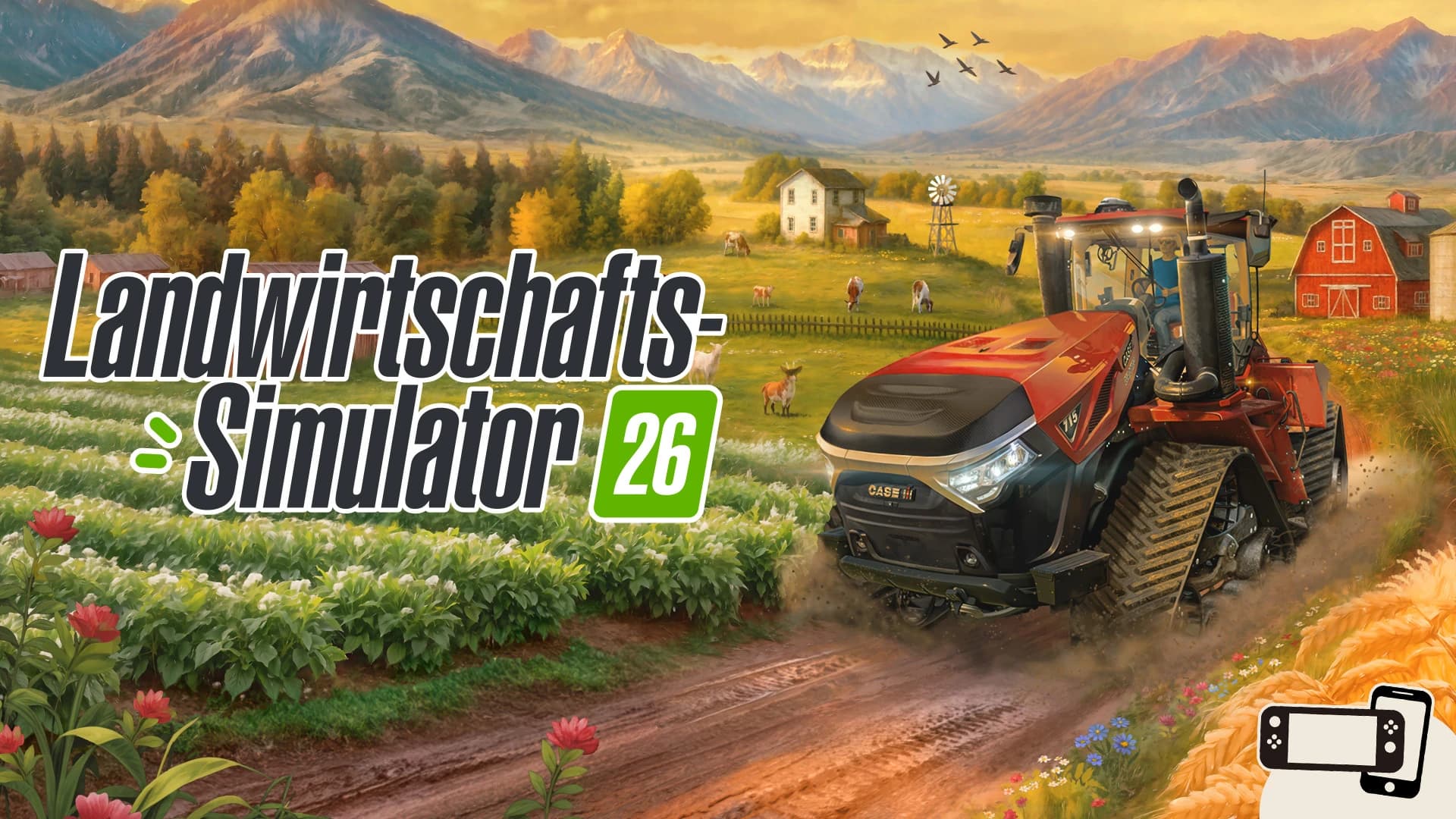 Beitragsbild zu Landwirtschafts-Simulator 26 bringt neue Herausforderungen für Nintendo Switch und Mobilgeräte