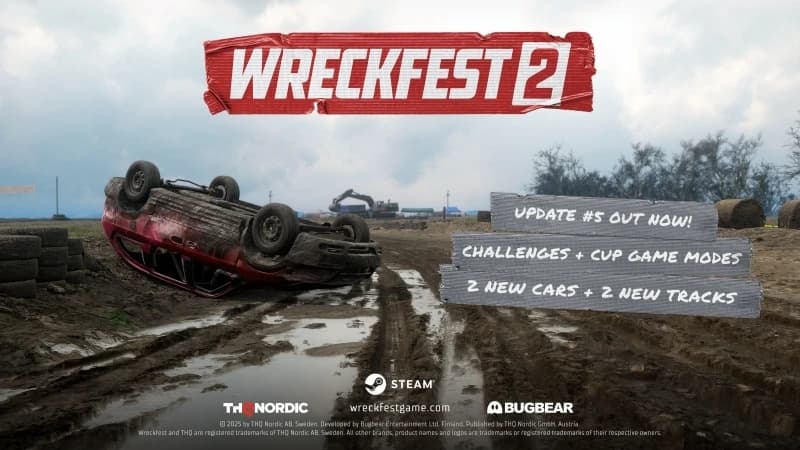 Beitragsbild zu Advent, Advent, die Karre brennt – Wreckfest 2 liefert einen Schlitten voller Content