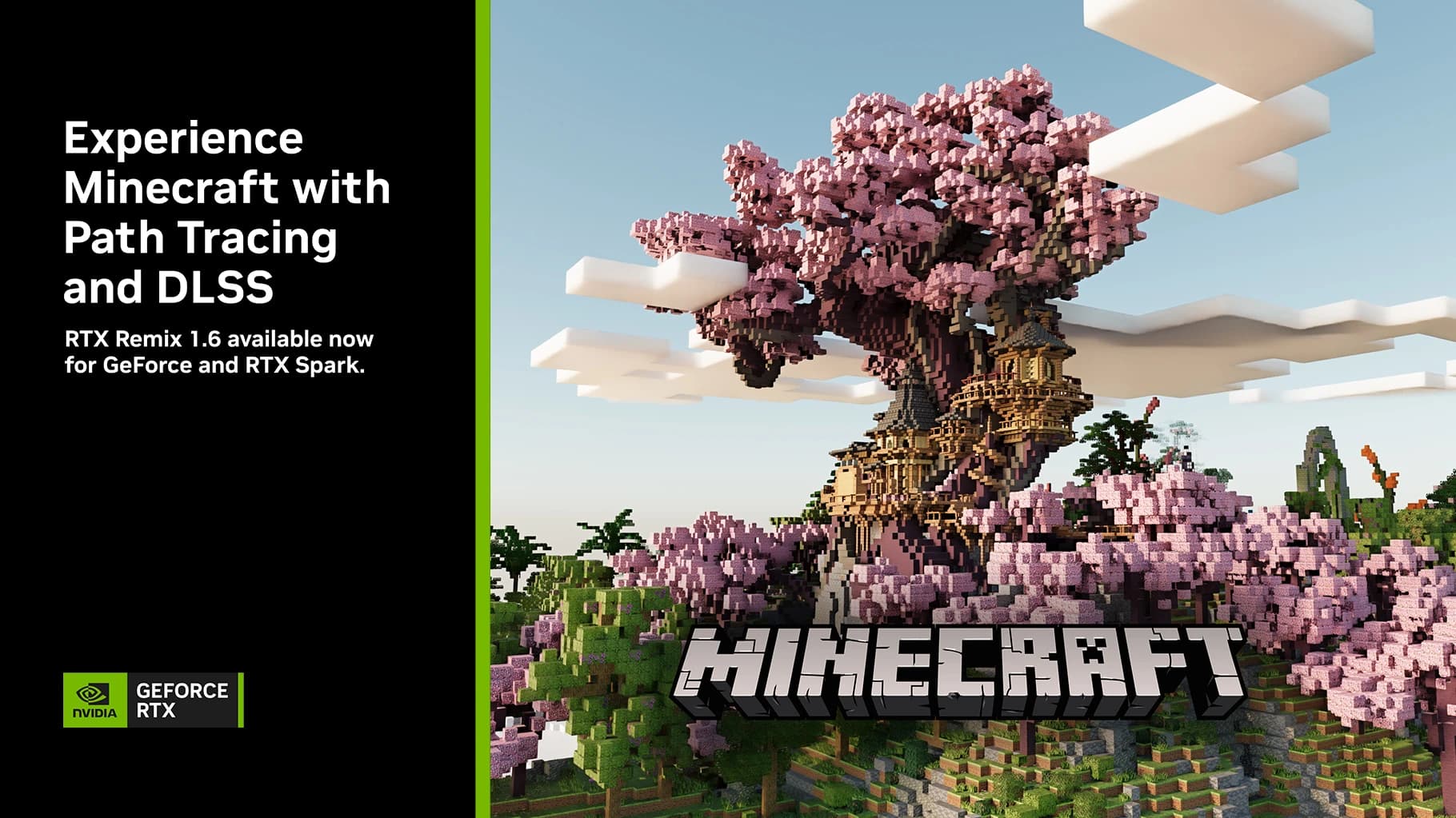 Beitragsbild zu Minecraft erhält ab sofort mit RTX Remix 1.6 Pathtracing und DLSS, während Phantom Blade Zero mit DLSS 4.5 und Pathtracing erscheint.