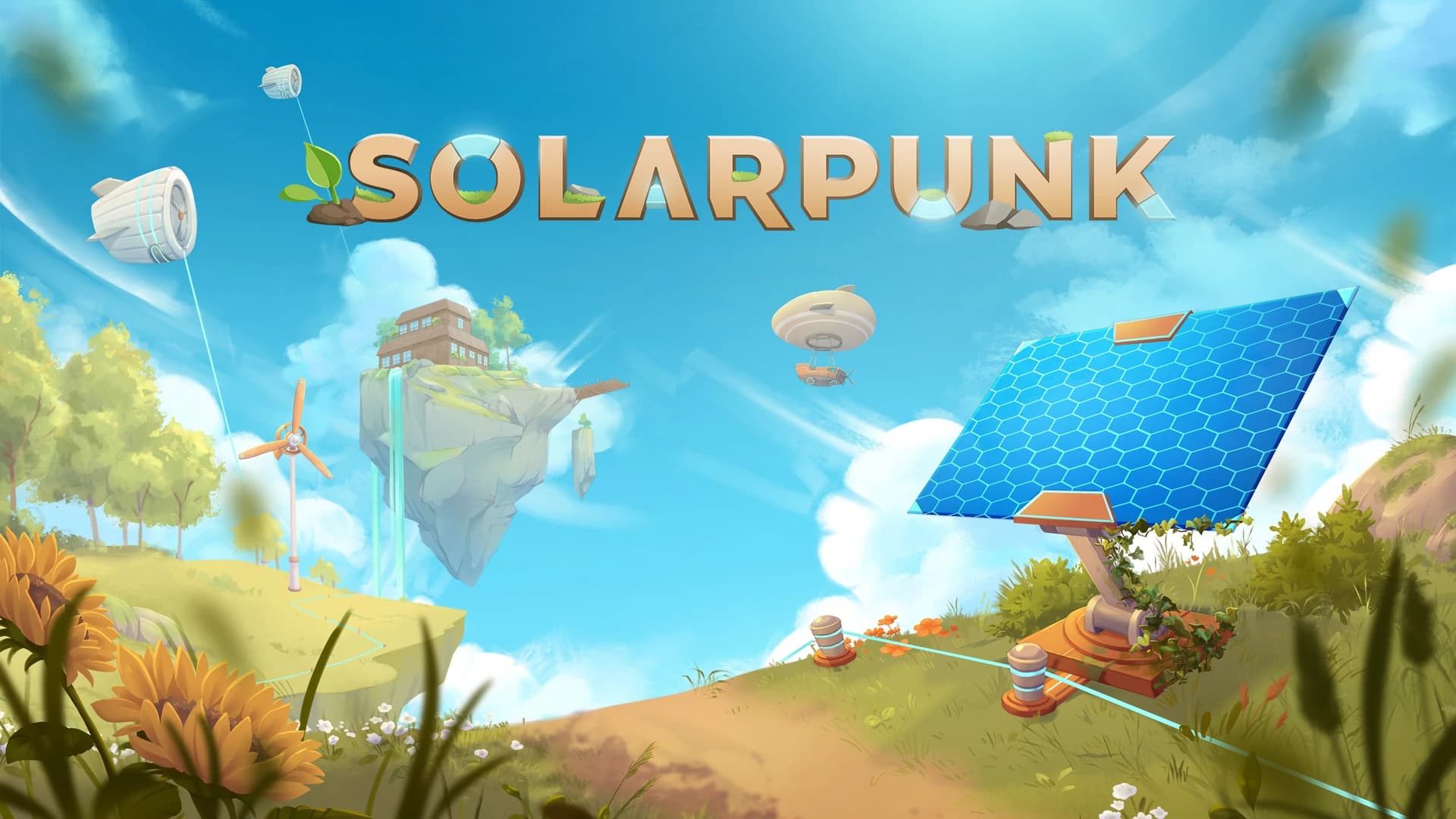 Beitragsbild zu Bauen, entdecken und gedeihen – Gemütlicher Survival-Titel Solarpunk erscheint am 8. Juni auf PC und Konsolen