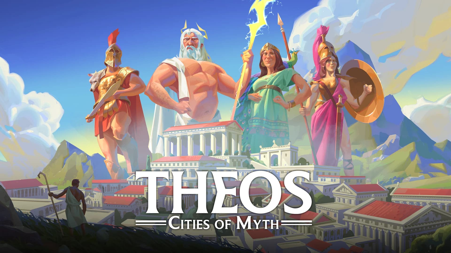 Beitragsbild zu Dotemu präsentiert Theos: Cities of Myth – ein Strategiespiel im Städtebau mit Inspiration aus der griechischen Mythologie, das 2026 für PC veröffentlicht wird.