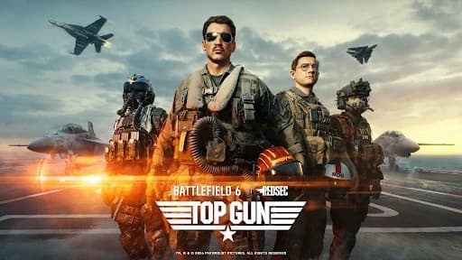 Beitragsbild zu Battlefield 6: Official Gameplay-Trailer zu Top Gun veröffentlicht