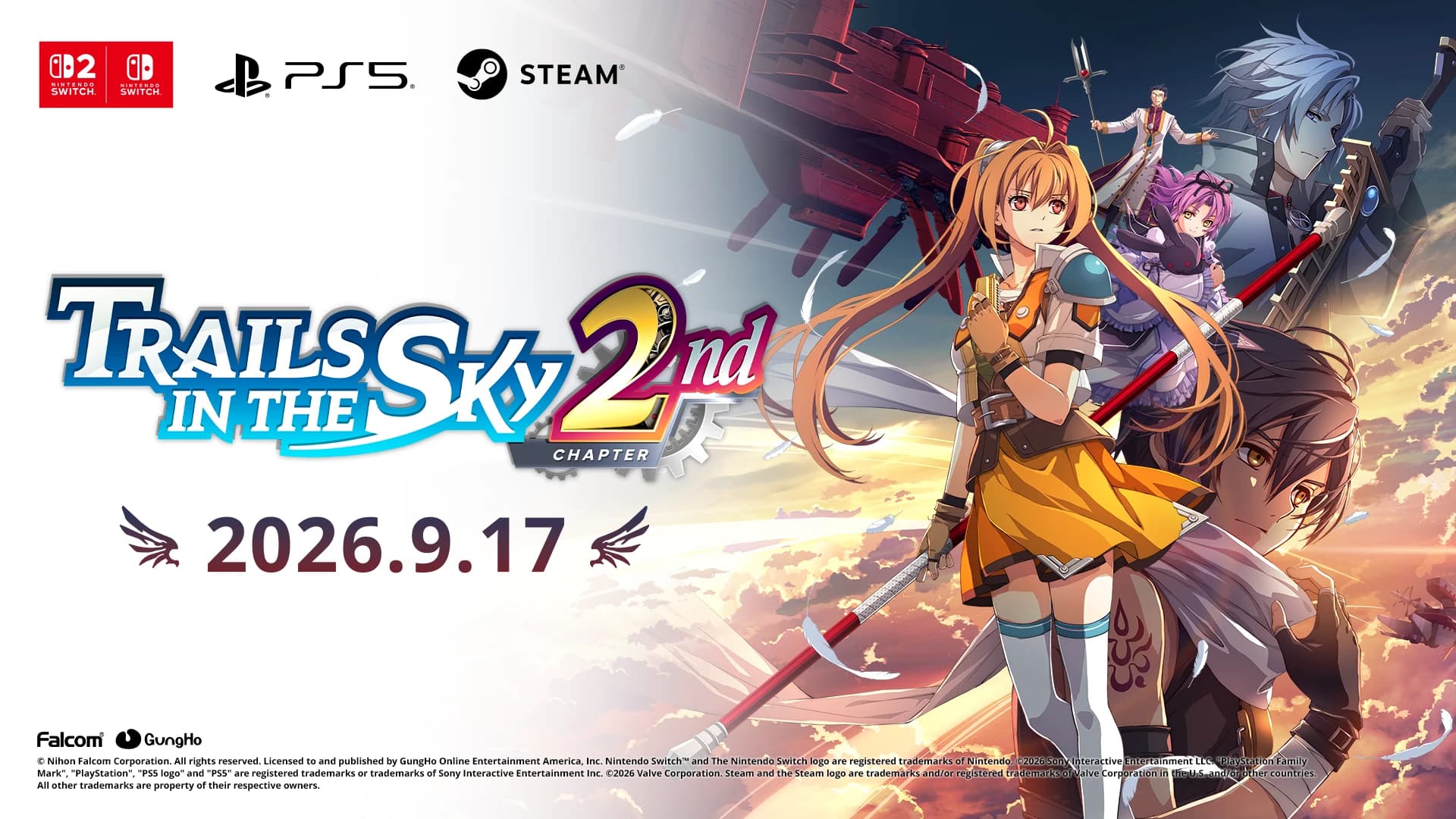 Beitragsbild zu Trails in the Sky 2nd Chapter erscheint am 17. September gibt Synchronsprecher bekannt