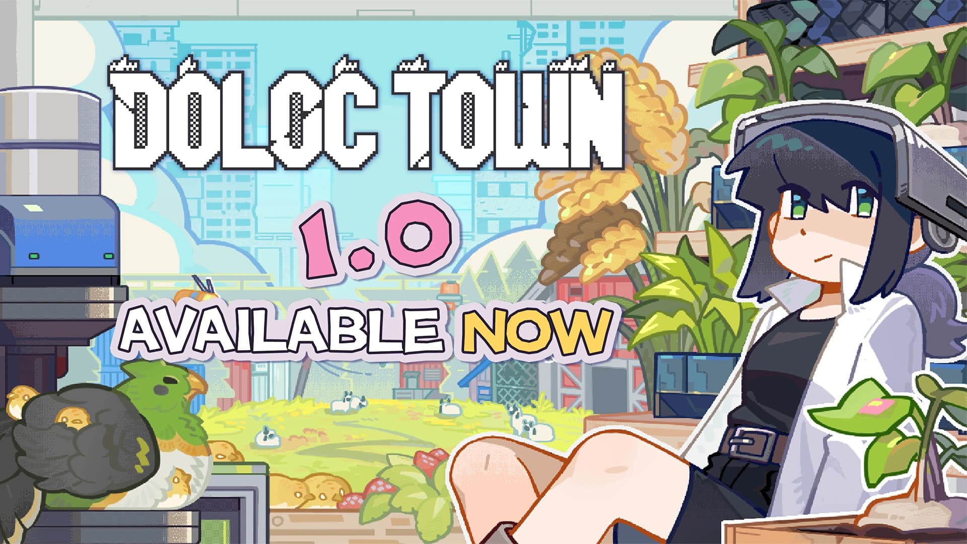 Beitragsbild zu Doloc Town 1.0 veröffentlicht – Die beliebte postapokalyptische Farming-Simulation startet heute aus dem Early Access.