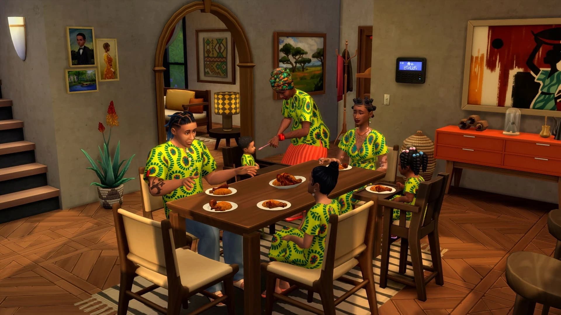 Beitragsbild zu Neues kostenloses Update für Die Sims 4 bringt Objekte, Outfits und Rezepte aus Westafrika