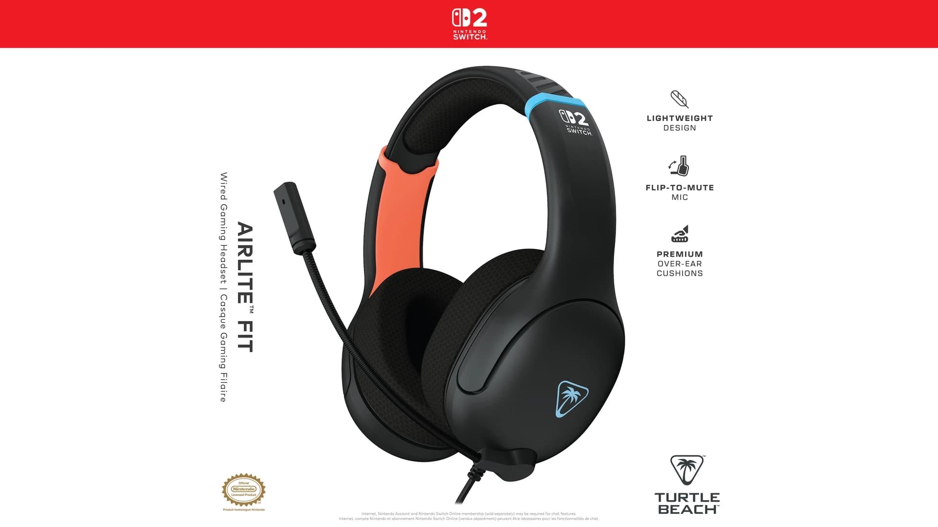Beitragsbild zu Airlite Fit: Gaming-Headset von Turtle Beach für Nintendo Switch 2 ab sofort erhältlich
