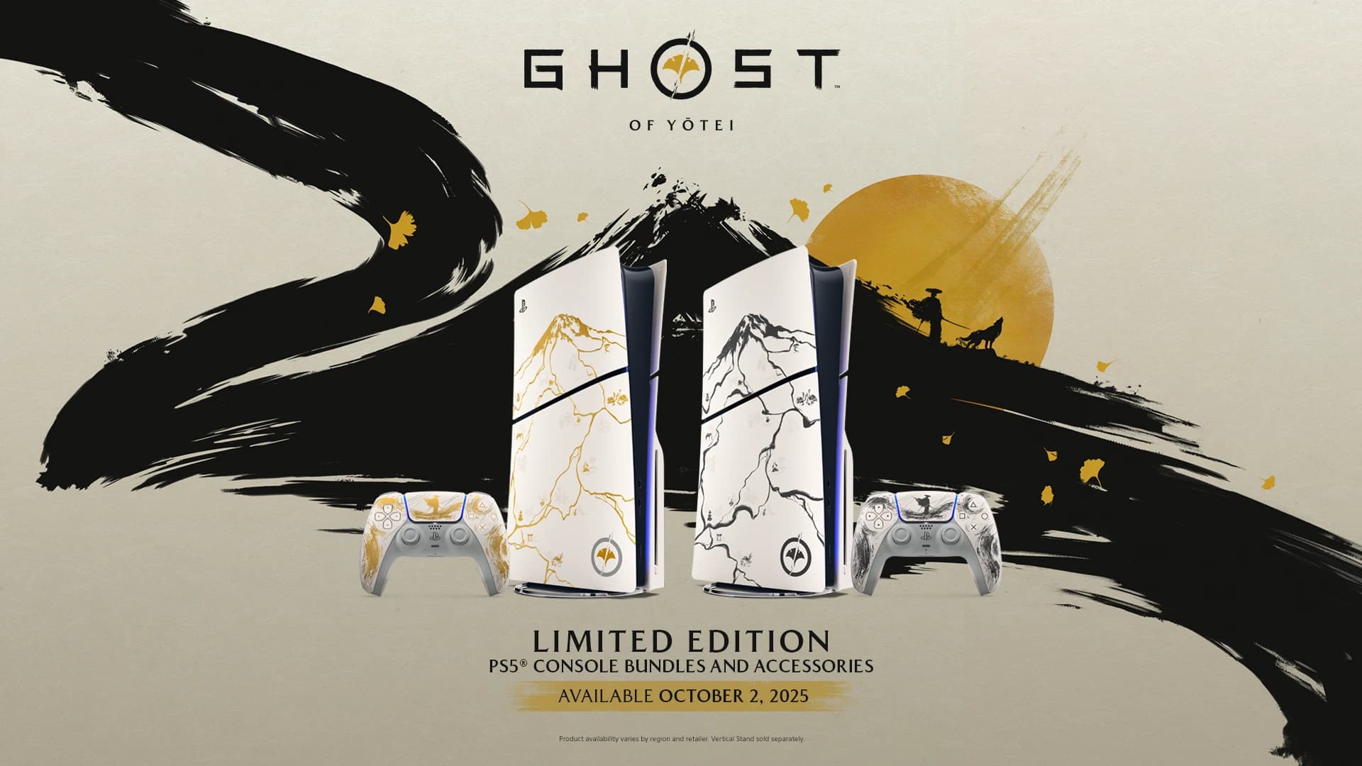Beitragsbild zu Ghost of Yōtei: PS5-Konsolen-Bundles und Zubehör der Limited Edition ab 4. September vorbestellbar