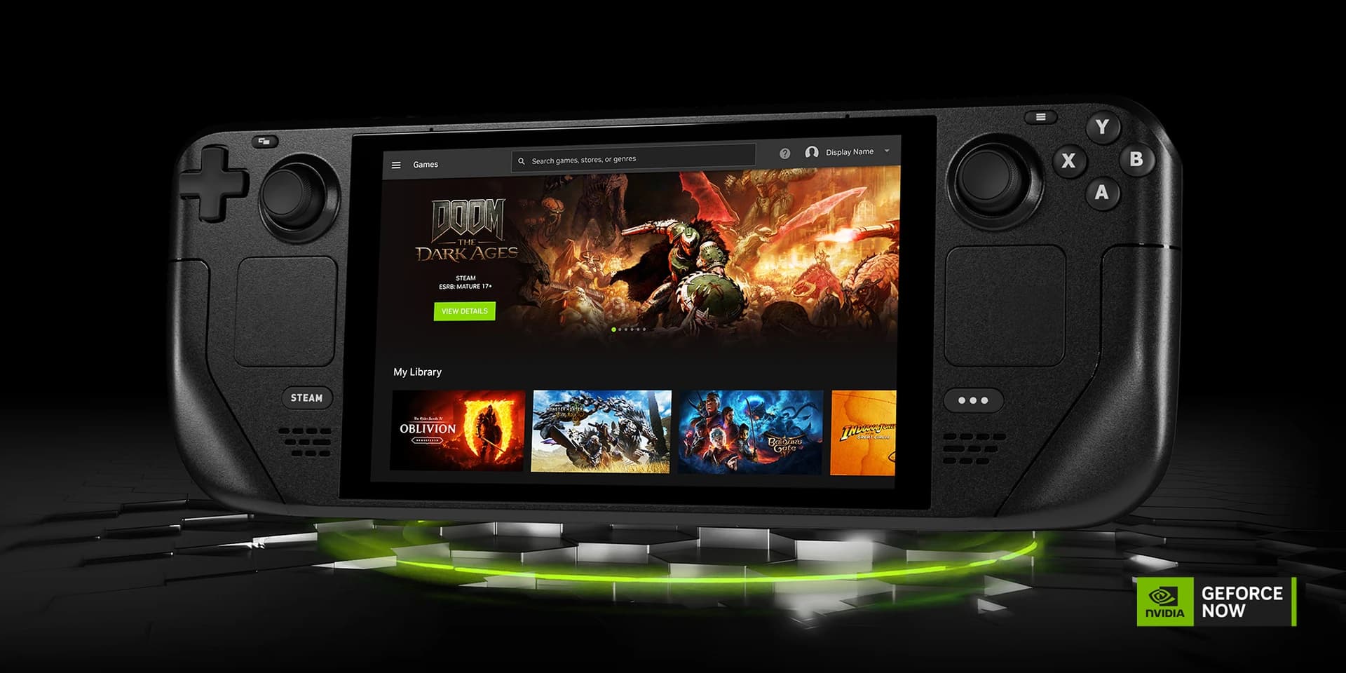 Beitragsbild zu Alle ans Deck: Die native GeForce NOW-App fürs Steam Deck ist da