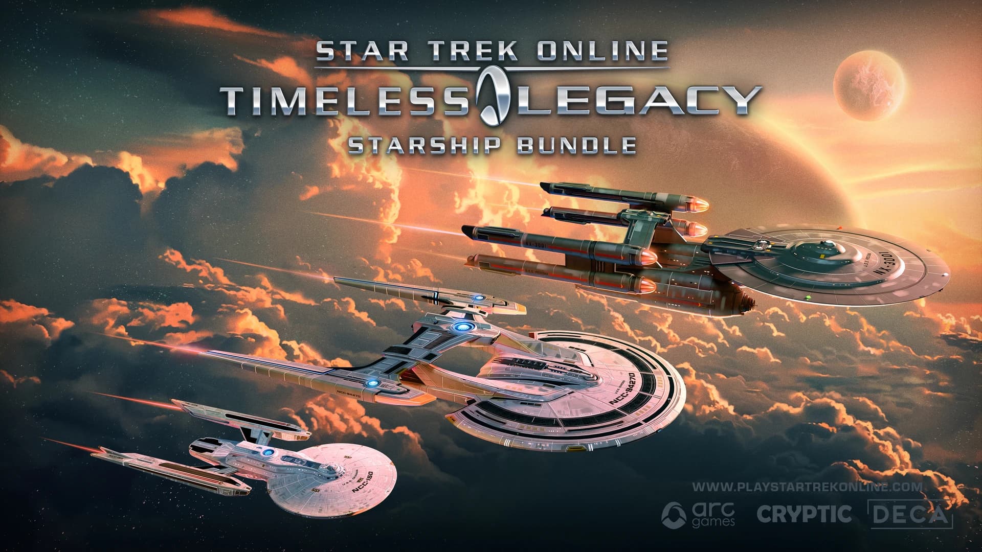 Beitragsbild zu Star Trek Online veröffentlicht neues „Zeitloses Vermächtnis“-Raumschiffpaket auf Konsolen