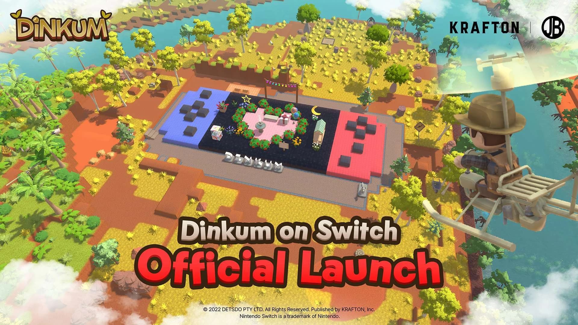 Beitragsbild zu Dinkum startet weltweit auf Nintendo Switch