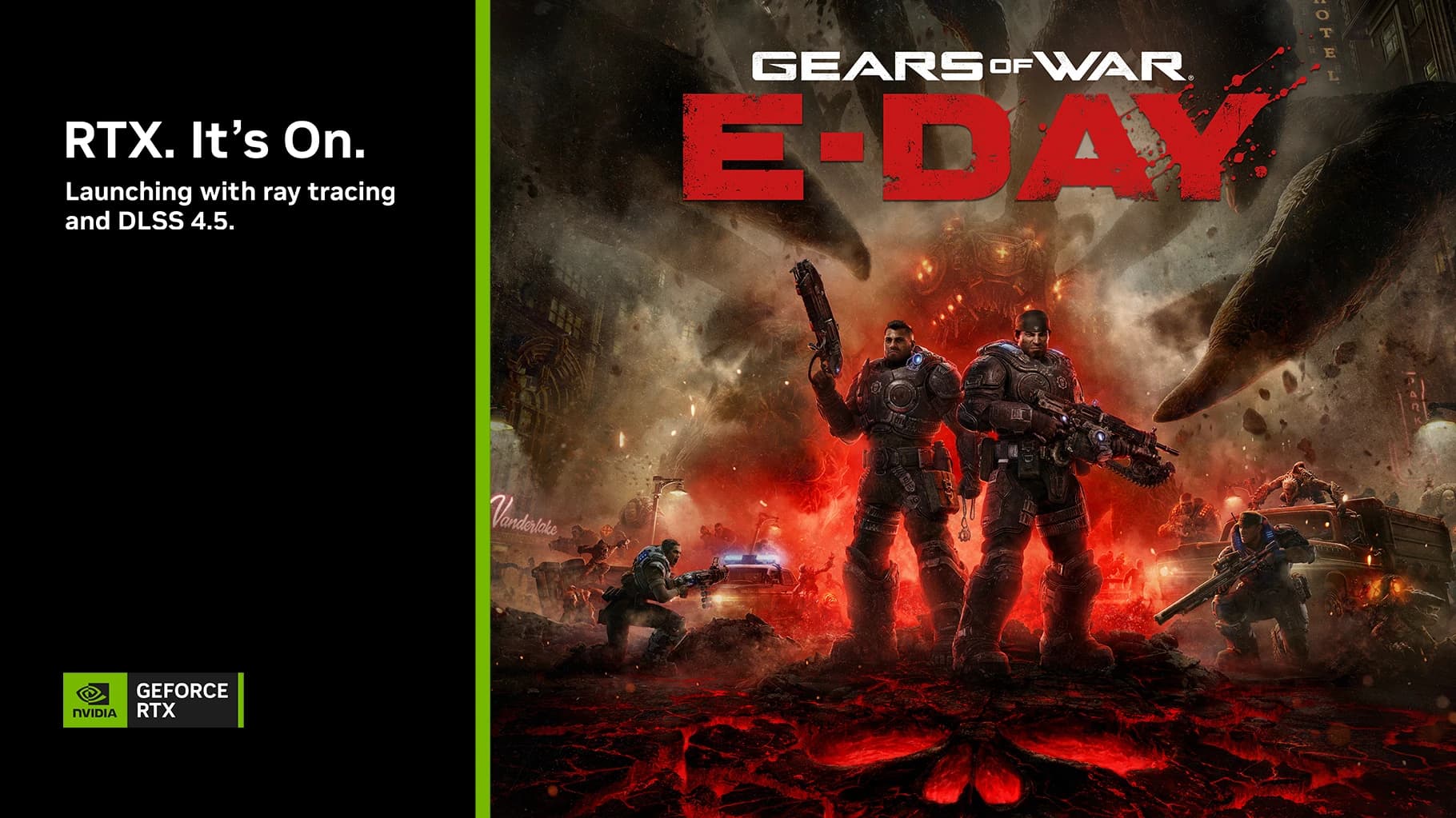 Beitragsbild zu Gears of War: E-Day startet am 6. Oktober mit DLSS 4.5 und Raytracing