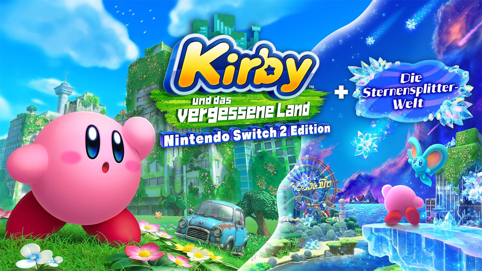 Kirby und das vergessene Land – Nintendo Switch 2 Edition + Die Sternensplitter-Welt