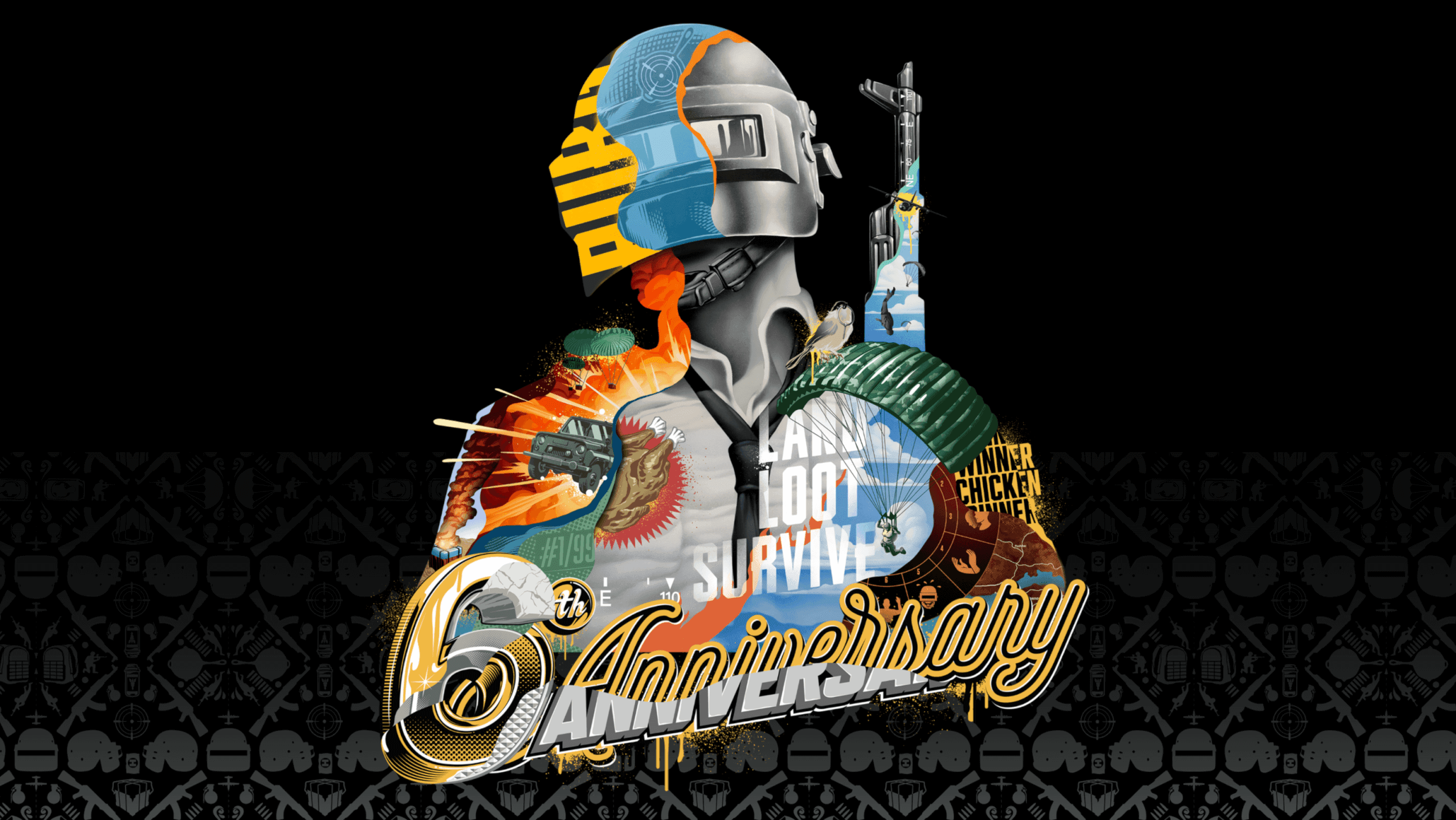 2023 pubg battlegrounds tristan eaton 6th anniversary key art