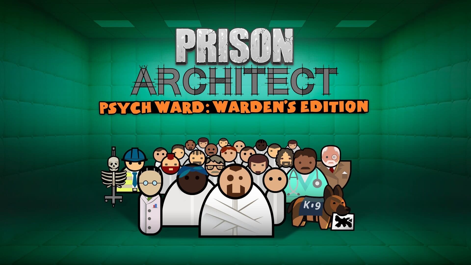 Prison Architect Psych Ward Wardens Edition Key Art